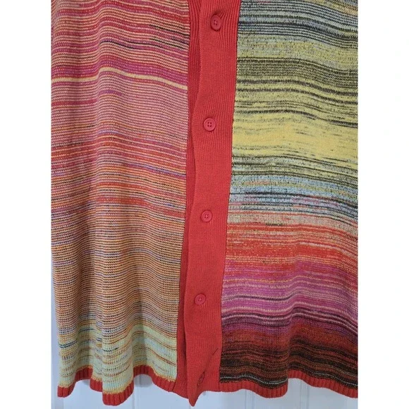 Zara Men's Short Sleeve Button Front Knit Sweater Multicolor Size L NWOT - Picture 6 of 13